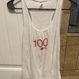Pure Barre old 100 club tank